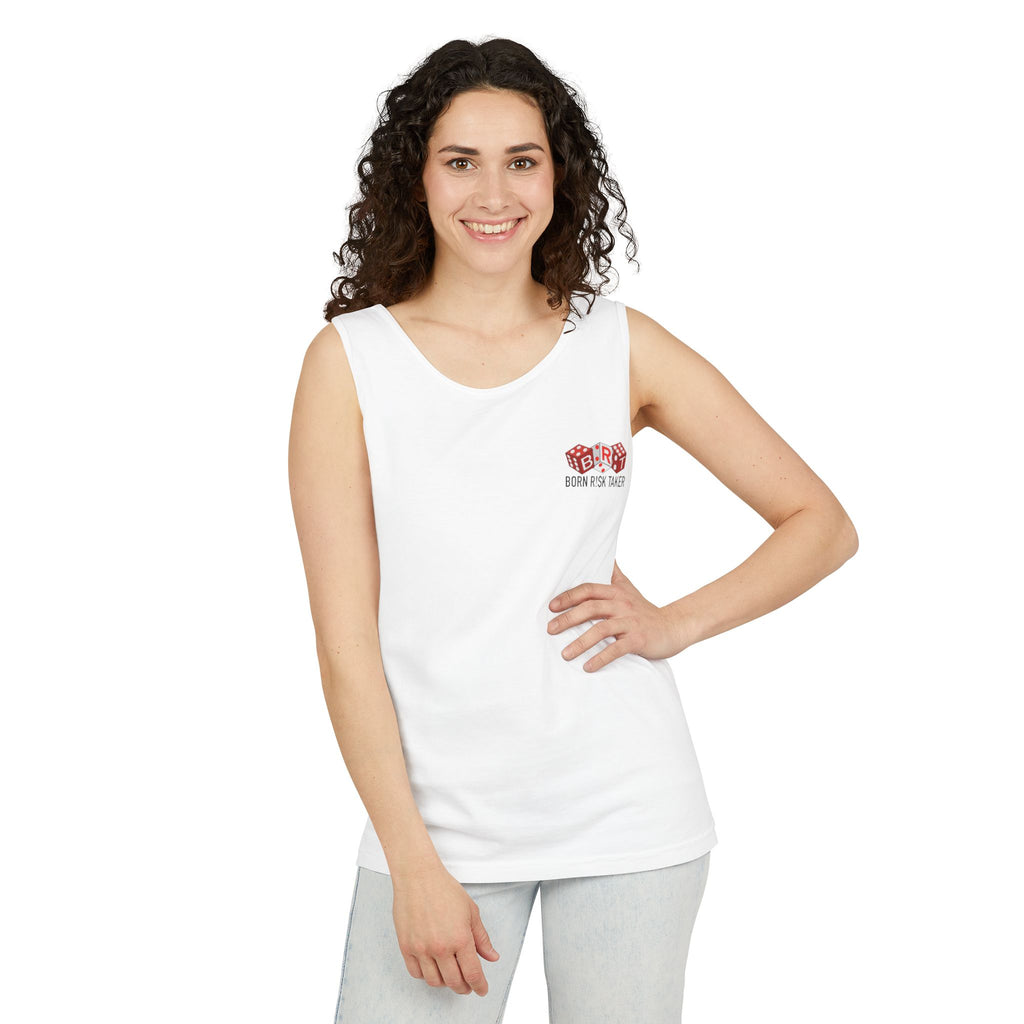 Unisex Garment-Dyed Tank Top - Retro Summer Vibes