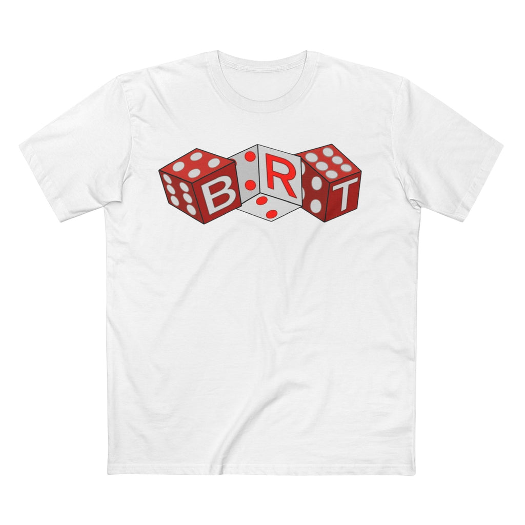 Born Risk Taker Tee — Dice Graphic Short-Sleeve Shirt
