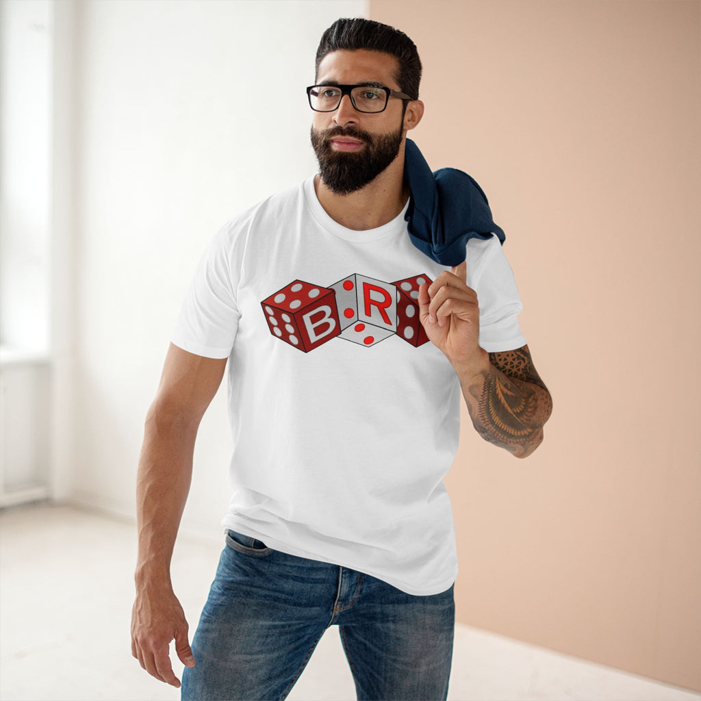 Born Risk Taker Tee — Dice Graphic Short-Sleeve Shirt