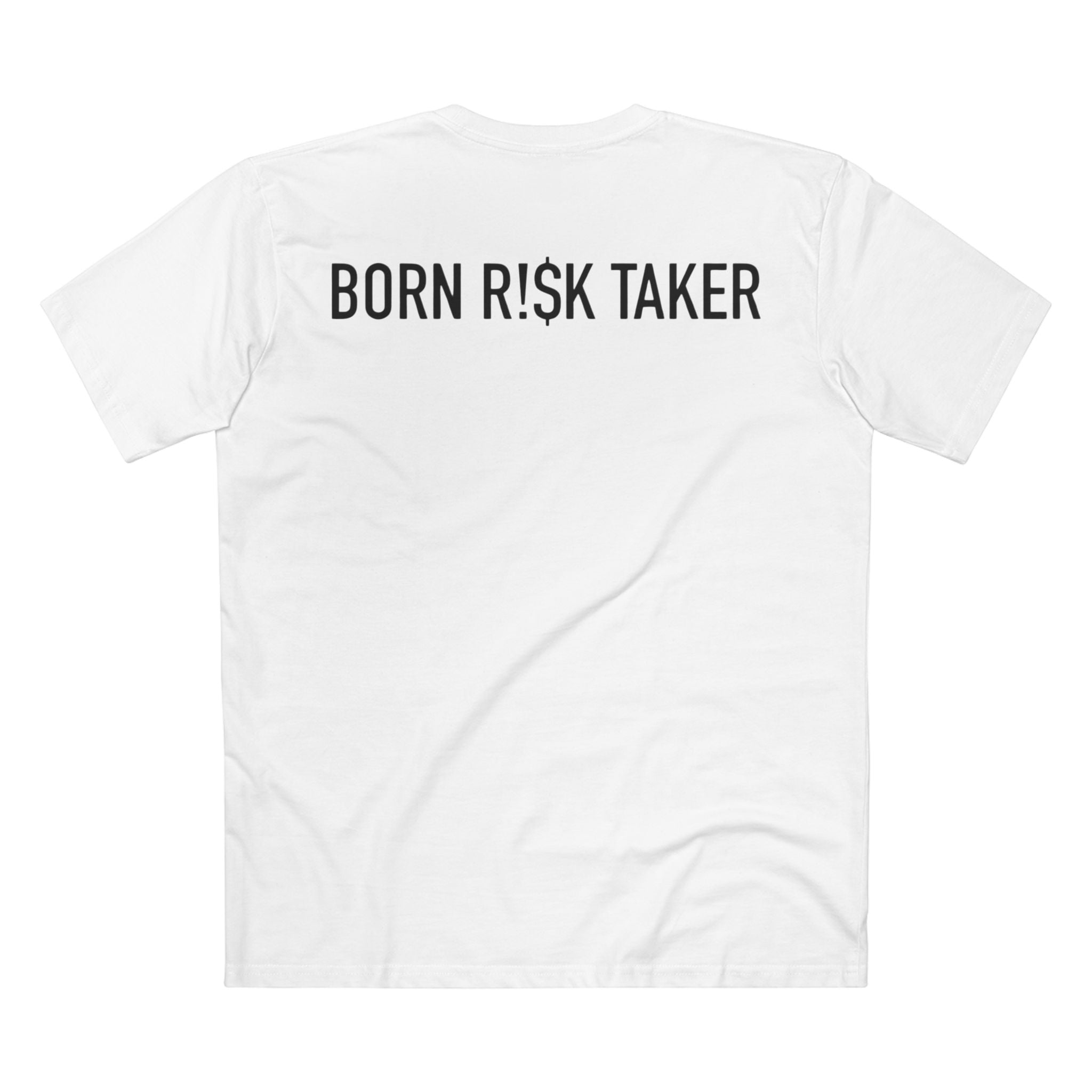 Born Risk Taker Tee — Dice Graphic Short-Sleeve Shirt