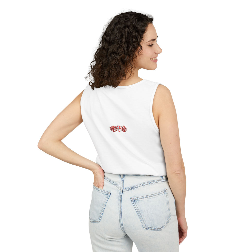 Unisex Garment-Dyed Tank Top - Retro Summer Vibes